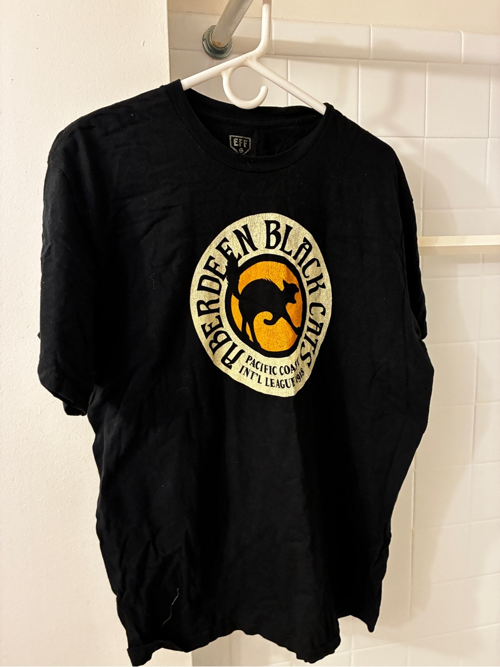 Ebbets field flannels Aberdeen Black Cats L tee